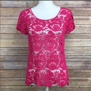 Lauren Conrad pink top